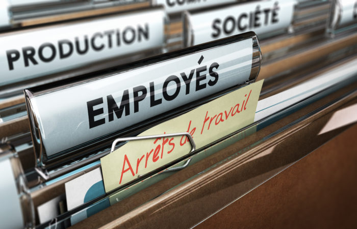 Arrêt de travail - Gestion du personnel