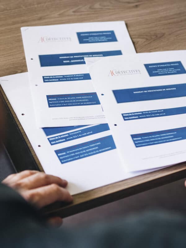 Rapport détective privé