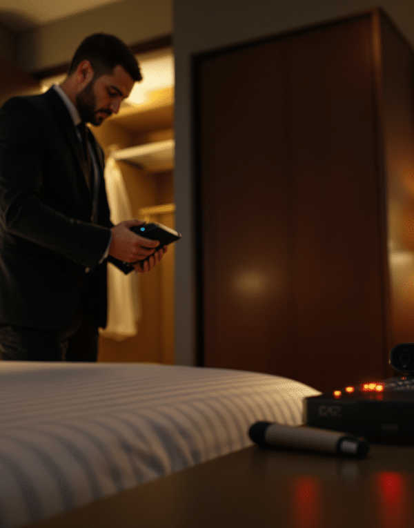 Détection de micro et caméra