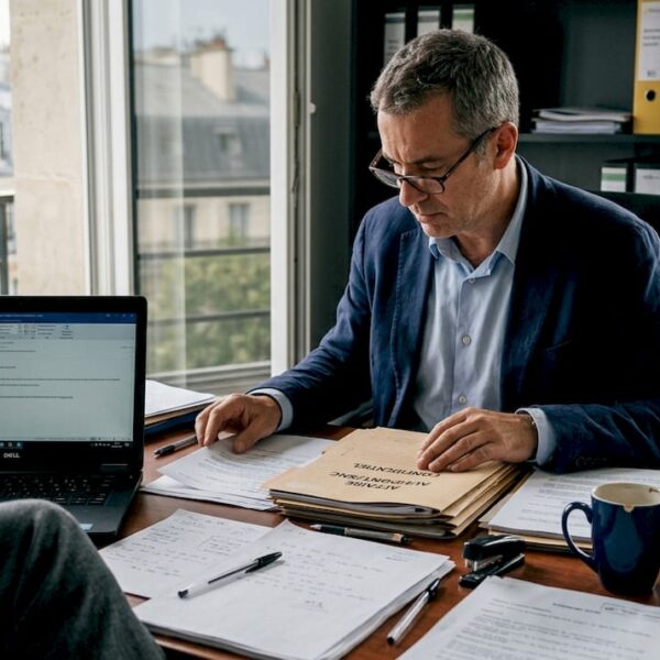 Agent chargé d’examiner des dossiers au sein d’un service administratif