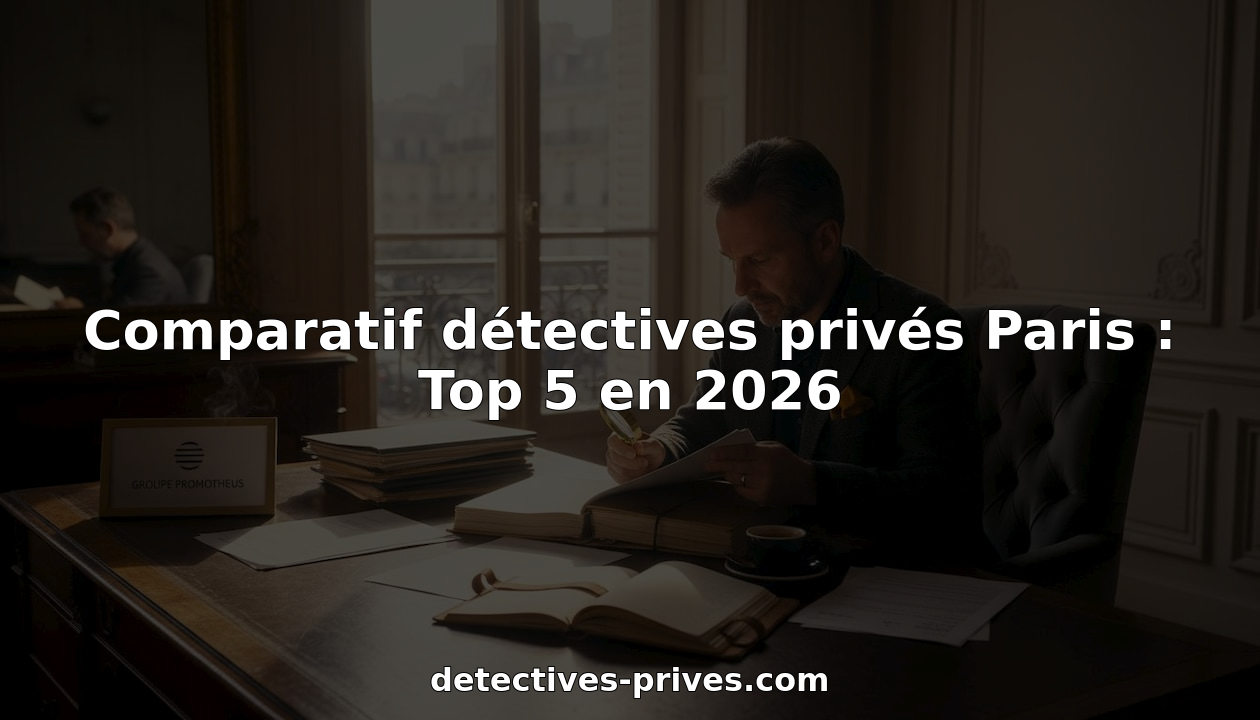 Installé à son bureau dans un cabinet parisien, un détective épluche minutieusement des dossiers pour faire avancer son enquête.