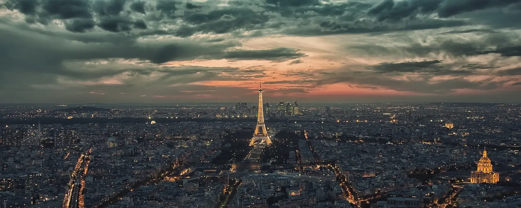 Vue panoramique de Paris, zone d’intervention du Groupe Prometheus en Île-de-France
