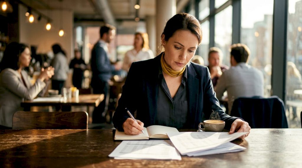 Enjeux de l'analyse financière en enquête : guide 2026 4 Analyste financier examinant documents comptables au bureau