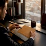 Un enquêteur examine des preuves pour vérifier l’authenticité d’un CV.
