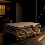 Dossier classé par ordre chronologique dans une salle d'archives