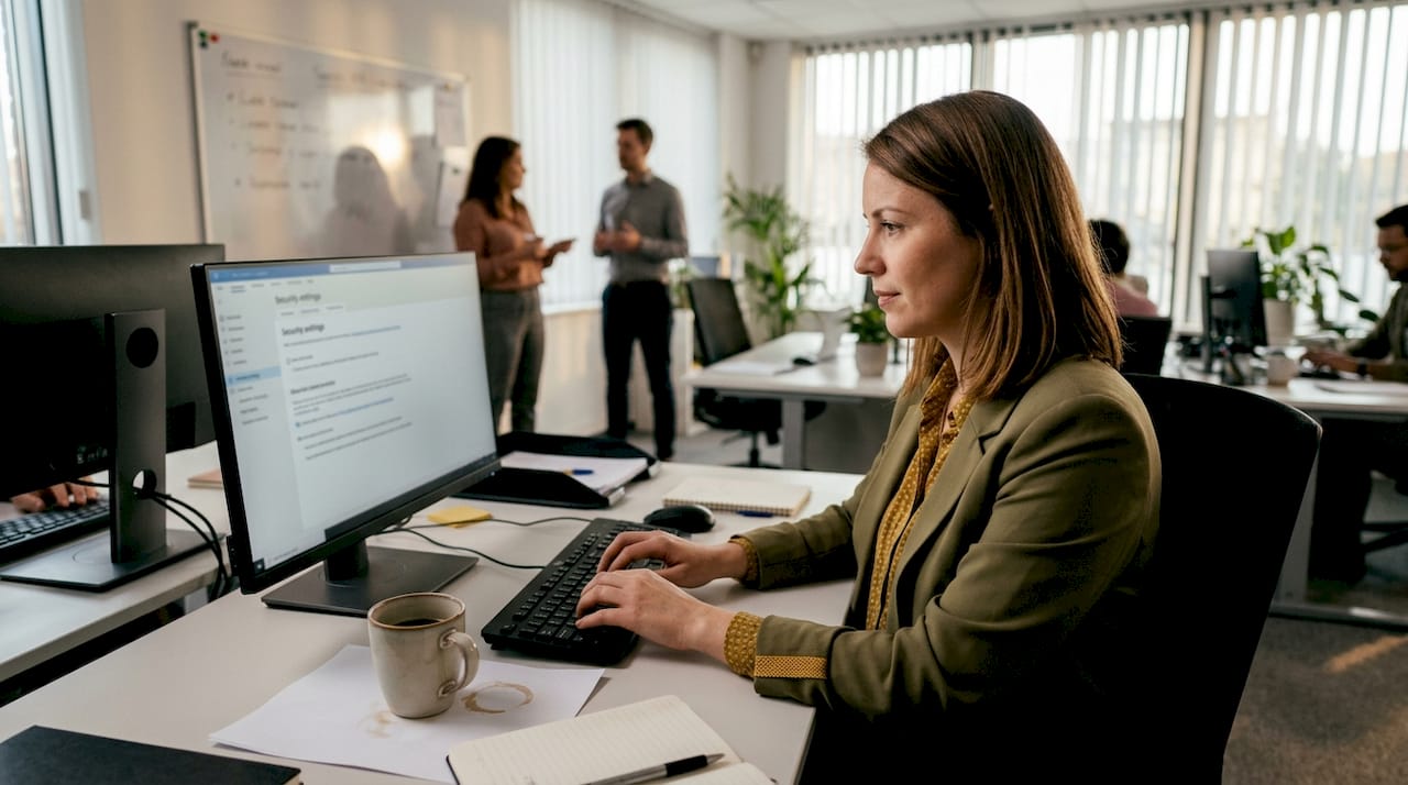 Surveillance en entreprise : étapes clés et conformité 2 Responsable RH en charge de la mise en place des mesures de sécurité au sein de l’entreprise.