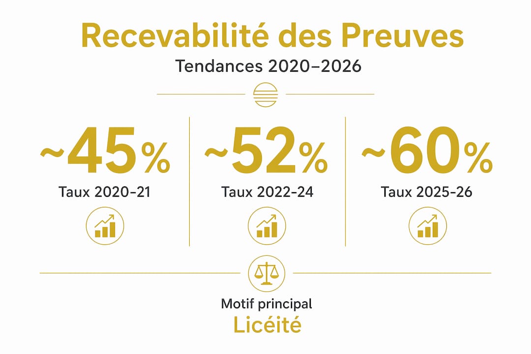 Panorama illustré de l’admissibilité des preuves selon les différentes époques