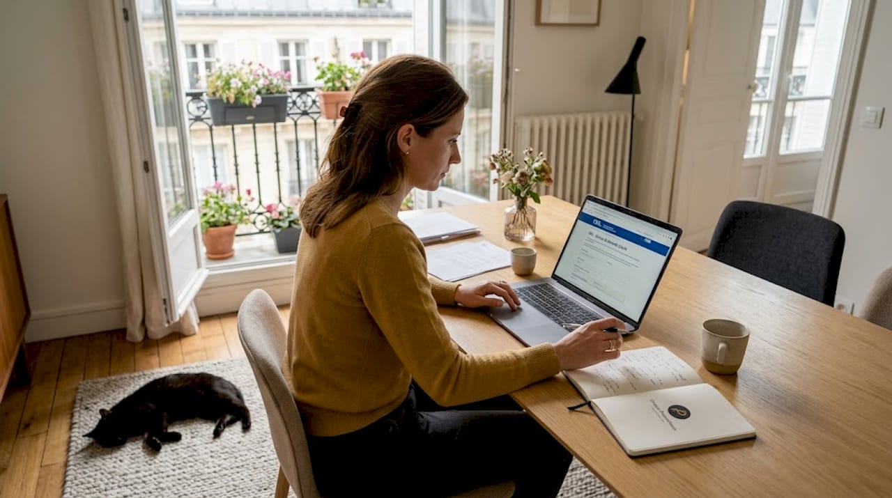 Enjeux légaux de la surveillance en France : guide 2026 1 Une citoyenne dépose une plainte auprès de la CNIL directement depuis chez elle.