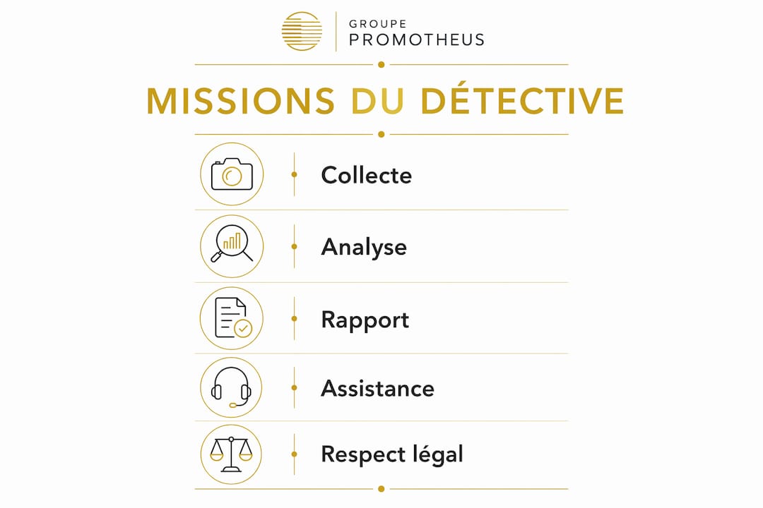 Rôle du détective dans la médiation civile 1 Découvrez en image les différentes étapes clés de l’intervention du détective lors d’une médiation.