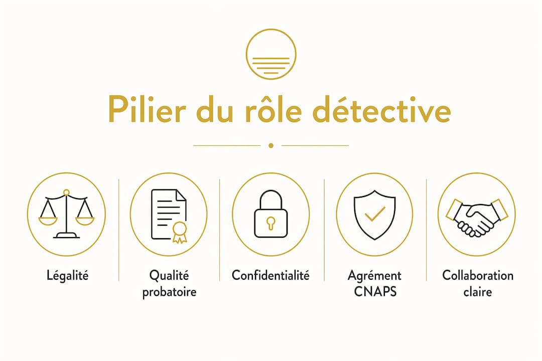 Rôle du détective auprès des avocats : guide 2026 2 Les fondamentaux du métier de détective en un coup d’œil